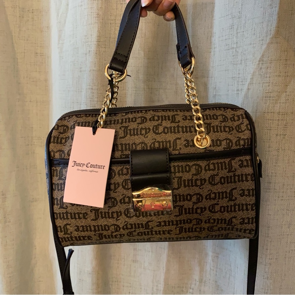 Juicy Couture monogram logo satchel purse 💝